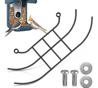 Compatible with Bird Buddy Feeder, Metal Perch Extender and Replacement Part, Easy Installation with 2 Screws, Supports Multiple Birds for Enhanced Birdwatching & Photography Wild Birds