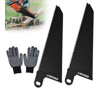 Compatible with Black and Decker Scorpion Saw Blades, 2pcs Reciprocating Saw Blades, Carbon Steel Saw Blade, Wood & Plastic Blade for Softwood Hardwood Plastic Cutting