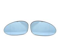 Compatible With BMW 1 Series E87 E88 E81 E82 For 3 Series E90 E91 E92 E93 2006 2007 Mirror Heated Side Mirror Glass Rearview Mirror Side Mirror Glass(A Pair-Blue)