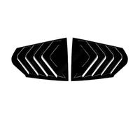 Compatible With BMW 1 Series F40 M-PACK & M135i 2019-2024 Rear Window Side Vent Shutter Louver Cover Trim Car Accessories Parts Carbon Look(Gloss Black)