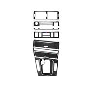 Compatible with BMW 3 Series E46 1998 1999 2000 2001 2002 2003 2004 2005 Carbon Fiber Car Accessories Center Control Frame 8 Pieces Anti-Scratch Protective Cover