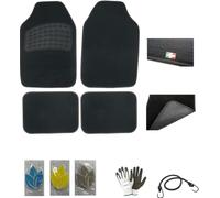 COMPATIBLE WITH BMW 320d xDrive Gran Turismo Msport 4 CAR MATS WITH NON-SLIP BASE, ADHERENT TO THE FLOOR + WASHABLE ANTISTATIC HEEL SILL, ROBUST, FRONT 65X44, REAR 44X32