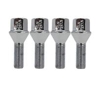 Compatible With BMW 6 Series For E24 1975-1989 For E63 2002-2010 For E64 2002-2010 4x Car Wheel Lug Bolts Nuts M12x1.5 26mm Auto Parts