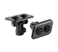 Compatible With BMW E39 525i 525iT 2001 2002 2003 61678360661 Car Front Headlight Washer Nozzle 61678360662 Headlamp Sprayer(A pair)