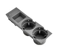 Compatible With BMW For 320i 330xi 2001-2004 2005 51168217953 51168217955 Double Hole Front Center Console Storage Box Coin Cup Holder Drink Cup Holder(Gray,C)