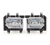 Compatible With BMW For 325es 1986 1 Pair Fog Lights Fog Light Assembly Front Bumper Fog Lamp Replacement 63171385945 63171385946