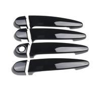 Compatible with BMW for E87 E90 E91 E92 E93 F30 X1 X2 X3 X4 X6 4Pc Gloss Black Door Handle Covers ABS Carbon Fiber Exterior Exterior Handle Cover
