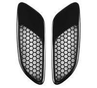 Compatible With BMW For E90 E91 E92 E93 M3 ABS 2PCS Air Vent Real Model Front Scoop Bonnet Hood Louvers Car Parts Accessories Bonnet Air Vent