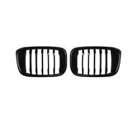 Compatible With BMW For X3 G01 X4 G02 2018-2021 Black Car Front Kidney Racing Grille Upper Bumper Hood Radiator Vent Cover Mesh Grid Front Bumper Grille