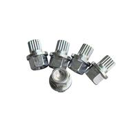Compatible With BMW For X3 X4 X5 X6 X1 X2 13567 5 Pcs Wheel Nuts Wheel Bolt Lock Nut Key Adapter Wheel Lug Nuts Bolts
