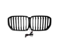 Compatible With BMW For X5 G05 2019 2020 2021 2022 Car Styling Racing Grill Single Line Glow Gloss Black Front Bumper Grill Accessories Car