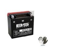 COMPATIBLE WITH BMW R GS (K25) 1200 2004-2012 BS BTX14-BS BATTERY (SEALED AND READY FOR INSTALLATION) 12V/12AH YUASA YTX14-BS MOTORCYCLE SCOOTER 150X87X145