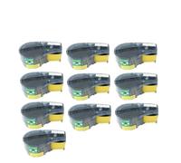 Compatible With Brady M210 M211 Label Printer Models Version Label Cartridge M21-750-427 19.1mm Black On White(10 Pcs)