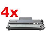 Compatible with Brother DCP-7030 Toner Set Black - TN-2110 / TN2120 - for Approx. 4 x 2.600 Pages (5% Coverage)