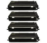 Compatible with Brother Fax 2820 Toner Set Black - TN-2000 - for Approx. 4 x 2.500 Pages (5% Coverage)