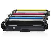 Compatible with Brother HL-3150 CDW Toner Set Black, Cyan, Magenta, Yellow - TN-241BK & TN-245C - TN245Y - For approx. 1 x 2.500 & 3 x 2.200 Pages (5% Coverage)