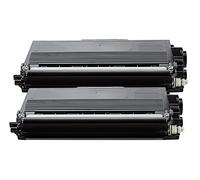 Compatible with Brother HL-6100 Series - TN-3390TWIN - Toner Set 2X Black - for Approx. 2 x 12000 Pages (5% Coverage)