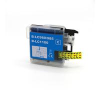 Compatible with Brother LC-1100 / 12ml Ink Cyan (Ink cartridges - Dye)