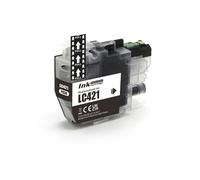 Compatible with Brother LC-421 / 11ml Ink Black (Ink cartridges - Pigment)