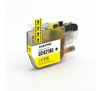 Compatible with Brother LC-421XL / 10ml Ink Yellow (Ink cartridges - Dye)