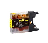 Compatible with Brother LC12 / 12ml Ink Yellow (Ink cartridges - Dye)