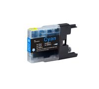 Compatible with Brother LC1280XLC / 19ml Ink Cyan (Ink cartridges - Dye)