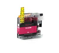 Compatible with Brother LC225XL / 15ml Ink Magenta (Ink cartridges - Dye)