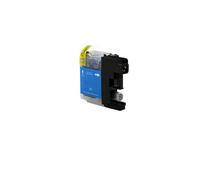 Compatible with Brother MFC-J 4610 DW Ink Cartridge Cyan - LC-125XL-C - Inhalt: 15 ml