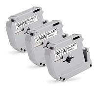 Compatible with Brother MK-231 M-K231 MK-231bz MK231 12 mm 0.47Inch Label Black on White M Tape for Brother P Touch PT-M95 PT-85 PT-80 PT-65 PT-90 PT-55 PT-70 PT-100, 3-Pack, 12mm x 8m