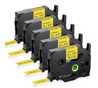 Compatible with Brother P Touch Black on Yellow TZe-631