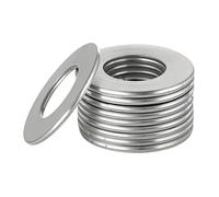 Compatible with bucket washers, size 30mm x 120mm, 0.039/0.079/0.118/5mm, 10 pieces set, compatible with various earthmoving machines and excavator machines (3mm, 30x65)