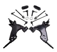 Compatible With Buick For Enclave 2008-2017 Suspension Kit Front Control Arms Ball Joints Tie Rod Ends Replacement K621231 Suspension Control Arm