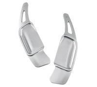 Compatible With C&itroen For DS4 For C4 2021 2022 2023 2024 Car Steering Wheel Shift Paddles Extension Shifter Sticker Accessories Vehicle Paddle Shifters(Silver)