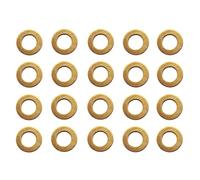 Compatible with C10 C11 EDC Pocket Knife Brass Washer Gasket,Folding Knives Replacement Cushion Pad Ring,Pivot Pin Washers Meson Bearing, 0.5x8x4.2 mm,Pack of 20 pcs
