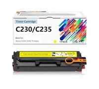 Compatible with C230/C235 Toner Cartridge 4 Colors Replacement for Xerox C230 C235 Laser Printer, Standard Yield, Printer Accessories, With Chip,Y-1500pages