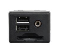 Compatible With Cadillac For CTS 2014-2017 For XTS 2013-2015 For ATS 2013-2016 Dual USB Port SD Card Interface AUX Jack 13581213 USB Socket Connector