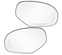 Compatible With Cadillac For Escalade ESV EXT 2007 2008 2009 2010 2011 2012 2013 Heated Side For Wing Mirror Glass OEM:GM1325138 15886196(Left)