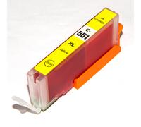 Compatible with Canon CLI-551XL / 12ml Ink Yellow (Ink cartridges - Dye)