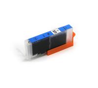 Compatible with Canon CLI-571XLC / 12ml Ink Cyan (Ink cartridges - Dye)