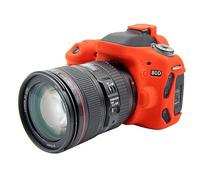 Compatible with Canon EOS 80D Camera Case,Silicone Rubber Camera Housing Protective Cover Case Compatible with Canon EOS 80D (Red)