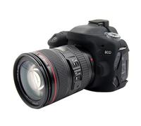 Compatible with Canon EOS 80D Camera Case,Silicone Rubber Camera Housing Protective Cover Case Compatible with Canon EOS 80D (Black)