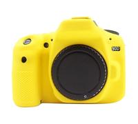 Compatible with Canon EOS 90D Camera Case,Silicone Rubber Camera Housing Protective Cover Case Compatible with Canon EOS 90D (Yellow)