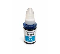 Compatible with Canon GI-490C / 100ml Ink Cyan (Printing ink - Dye)