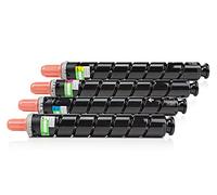 Compatible with Canon Imagerunner C 2200 Series Toner Set Black, Cyan, Magenta, Yellow - C-EXV34 / 3782B002-3785B002 - For approx. 1 x 23000 & 3 x 16000 Pages (5% Coverage)