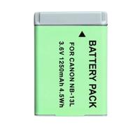 Compatible with Canon NB-13L Camera Battery,1PCS | 3.6V, 1250mAh, 4.5Wh, for PowerShot G5X, G7X, G9X, G7X Mark II, SX620 HS, SX720 HS, SX730 HS and G9X Mark II