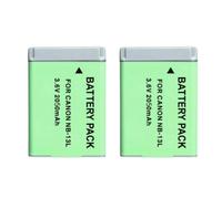Compatible with Canon NB-13L Camera Battery,2PCS | 2050mAh,3.6V,for PowerShot G5X/G7X/G9X/G7X Mark II/SX620 HS/SX720 HS/SX730 HS/G9X Mark II/SX740 HS