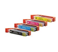 Compatible with Canon Pixma IX 6850 Ink Cartridges Set Black, Cyan, Magenta, Yellow - CLI-551 / 6509B009 - Inhalt: 4 x 12 ml