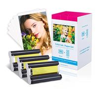 Compatible with Canon Selphy CP1500 Ink and Paper for Selphy Photo Printer | KP-108IN for Canon CP1500 CP1300 CP1200 CP910 CP800 CP780, 10x15cm 3xKP-36IP Photo Paper 108 Sheets and 3 Colour Ink Cassette