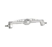 Compatible With Capra 1/10 RC Crawler Aluminum Offset Portal Axle With Constant Velocity Driveshift Adjustable Upper Link Mount RC Front Rear Axle(Silver,Rear)