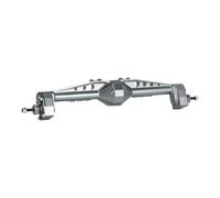 Compatible With Capra 1/10 RC Crawler Aluminum Offset Portal Axle With Constant Velocity Driveshift Adjustable Upper Link Mount RC Front Rear Axle(Grey,Rear)